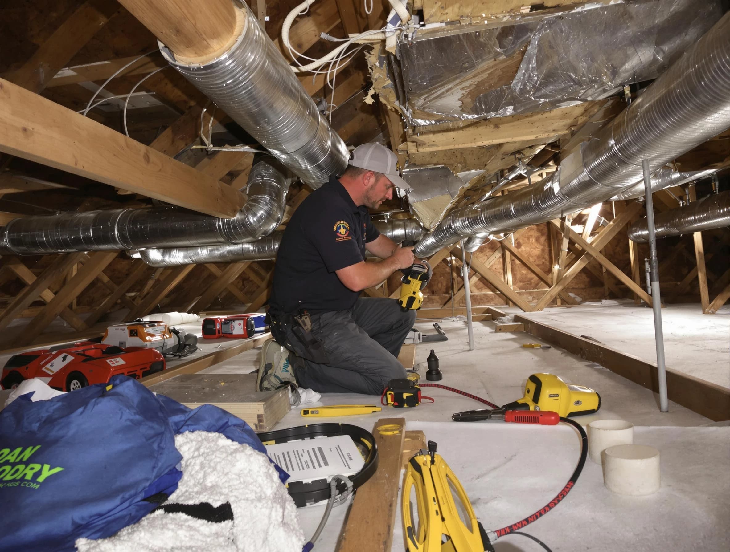 Professional air duct repair by Butler Air Duct Cleaning in Butler