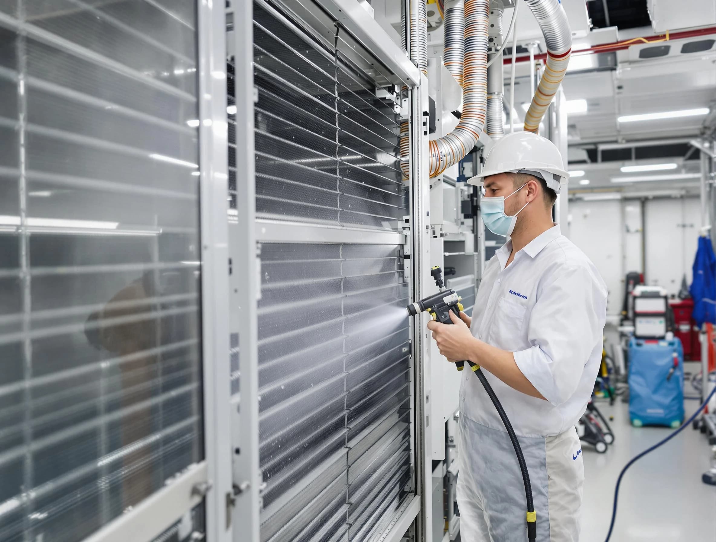 Professional AC coil cleaning by Butler Air Duct Cleaning in Butler