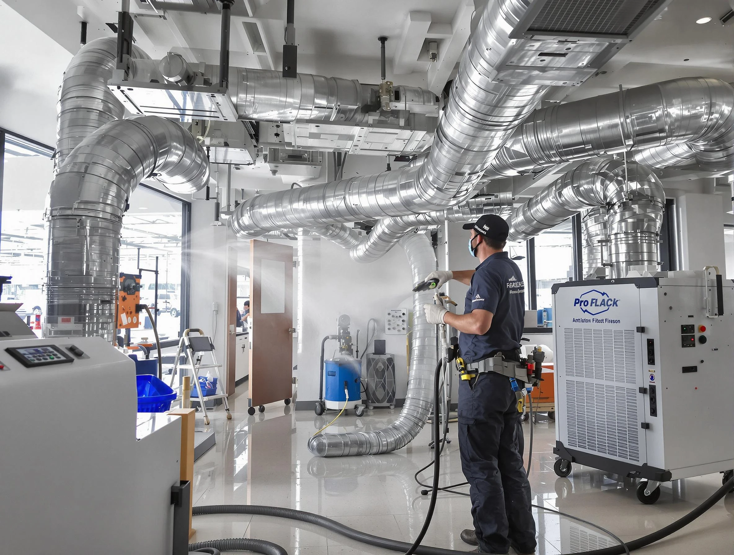 Negative Pressure Air Duct Cleaning in Butler
