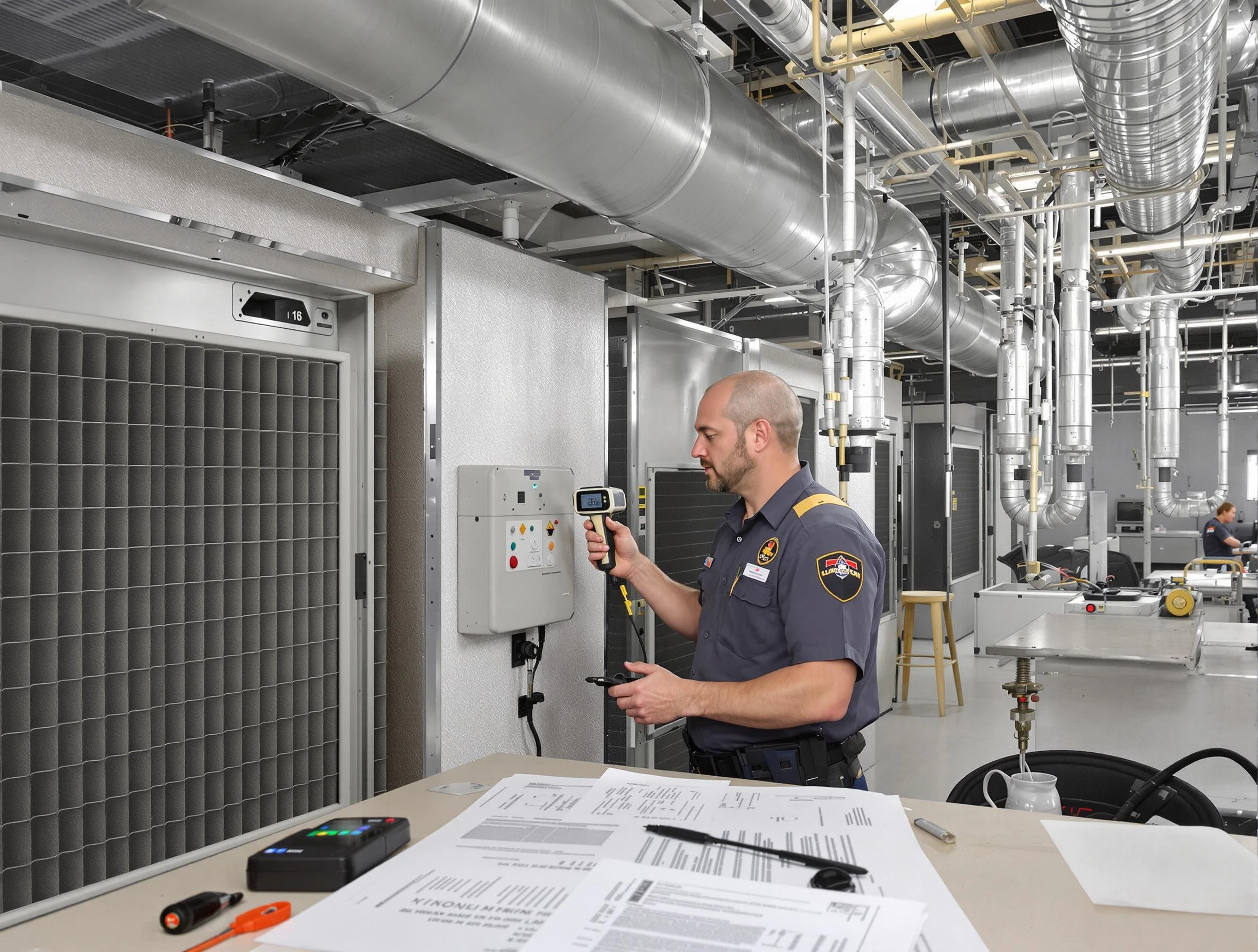 Professional filter system inspection by Butler Air Duct Cleaning in Butler